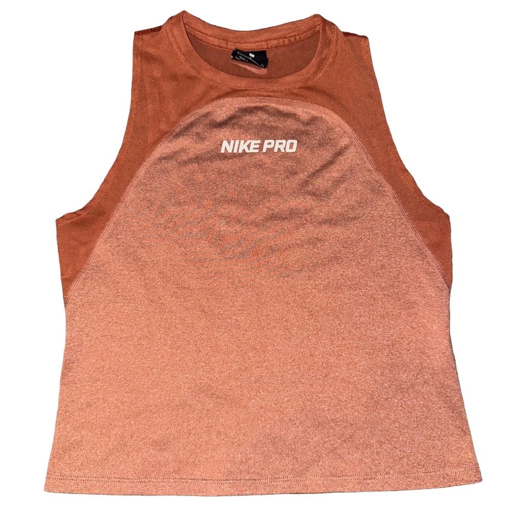 Nike Pro orange tank top